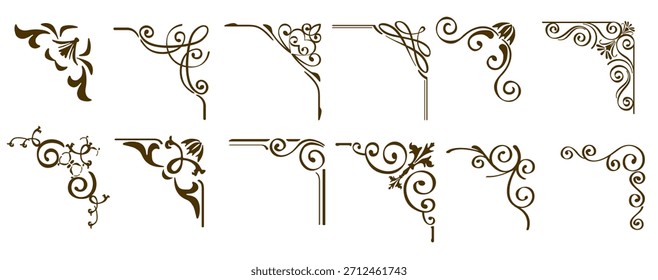 set of Frames A vector illustration