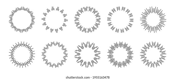 Set of frames and wreaths. Templates for logo design, banner, flyer, postcard, advertising. Vector illustration isolated on white background.