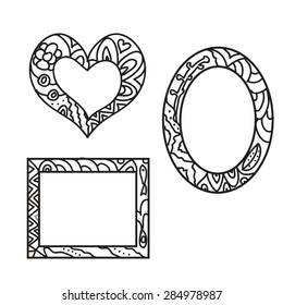 Set of Frames zentangles