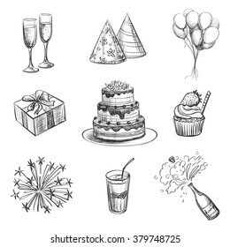 Birthday Sketch Images Stock Photos Vectors Shutterstock