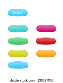 Set of fresh color buttons.