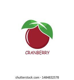 Set of fresh cranberry logo template vector icon illustration concept