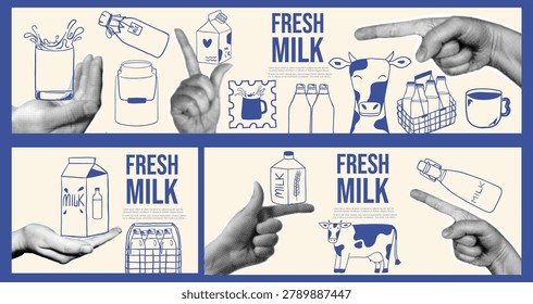 Set fresh milk 