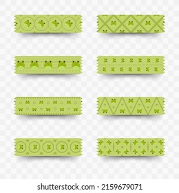 Set von Frog-Waschband