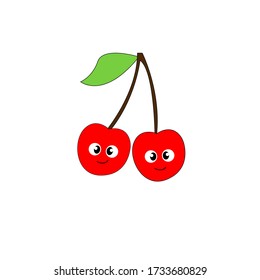 Juego de iconos de fruta. Ilustración del vector