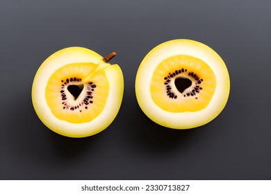 Set of fruit isolated on white background.