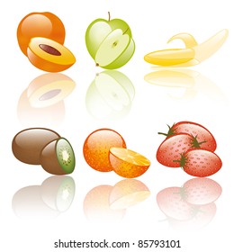 set of fruits