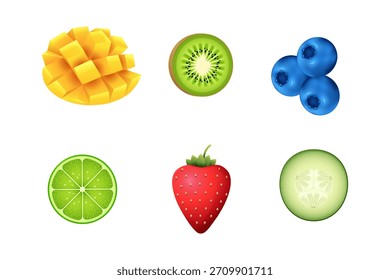 set fruits for element design