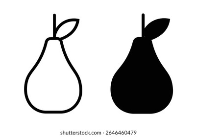Set of fruits icons vector illustration. Fruits - thin line web icon set. icons bundle isolated on white background. Editable stroke.
