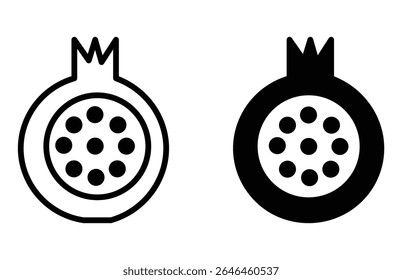Set of fruits icons vector illustration. Fruits - thin line web icon set. icons bundle isolated on white background. Editable stroke.