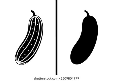 a set of fruits silhouette vector design