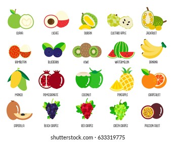 Alphabet Fruit Vector Set Z Illustration Stock Vector (Royalty Free ...