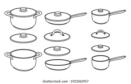 https://image.shutterstock.com/image-vector/set-frying-pan-different-pots-260nw-1923362957.jpg