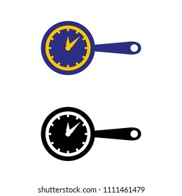 a set of frying pan icons