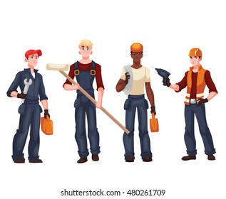 Electrician Cartoon Stock Images, Royalty-Free Images & Vectors ...