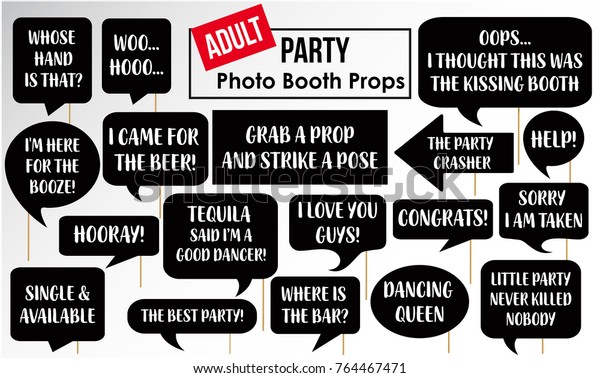 funny photobooth props