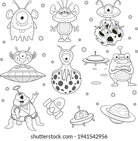 19,671 Outline alien Images, Stock Photos & Vectors | Shutterstock