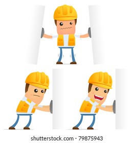 conjunto de cómicos creadores de caricaturas en varias poses para su uso en presentaciones, etc.