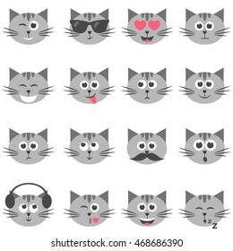 set of funny cats