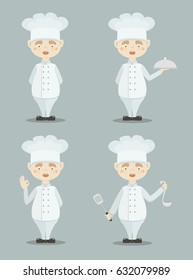 Set of funny cooks