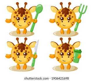 Giraffe Kawaii Images Photos Et Images Vectorielles De Stock Shutterstock