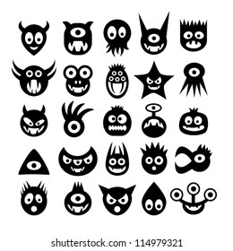 monster icon images stock photos vectors shutterstock https www shutterstock com image vector set funny monster icons 114979321