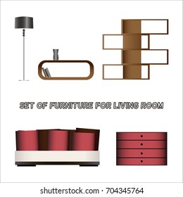 set of furniture