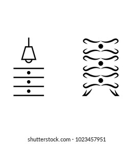 A set of furniture icons