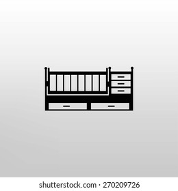 Set of furniture icons