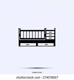 Set of furniture icons