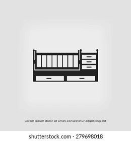 Set of furniture icons