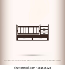 Set of furniture icons