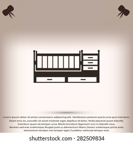 Set of furniture icons