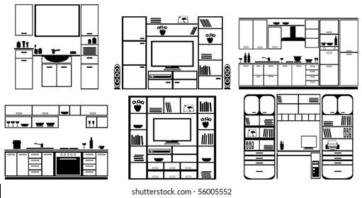 977 Kitchen cabinet parts Images, Stock Photos & Vectors | Shutterstock