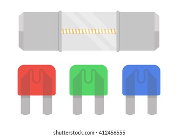 Set Fuses Vector, Fuse Icon