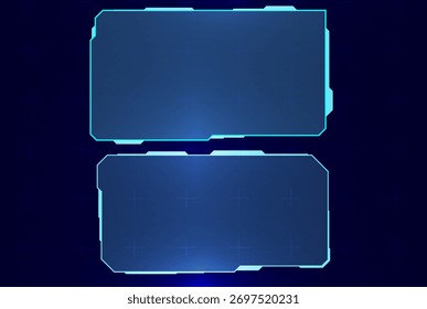 Definir Vetor de Quadro Virtual Futurista