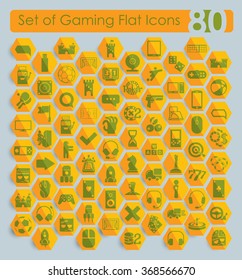 Set of game icons