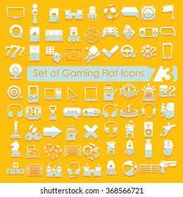 Set of game icons