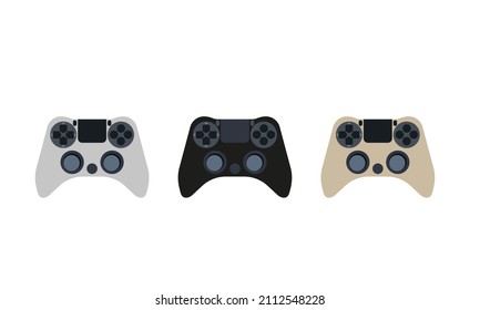 Gamepad-Set . Vektorgrafik