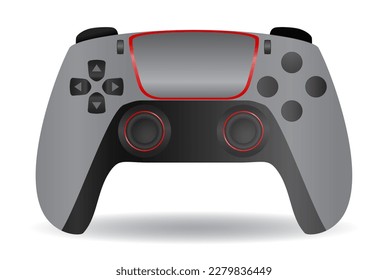set of gamepads console retro for pc games isolated. 