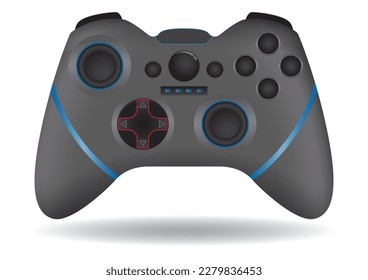 set of gamepads console retro for pc games isolated. 