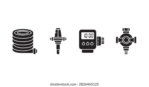 A set of gaming accessories including controllers, sensors, and related electronic devices for gaming and entertainment purposes.