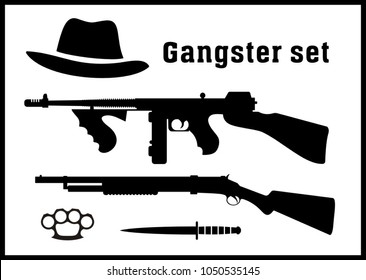 A set of gangster 20s 
