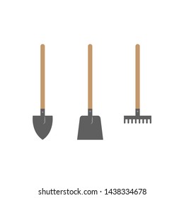 a set of garden tool icons