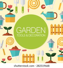 SET OF GARDENING BACKGROUND : 01