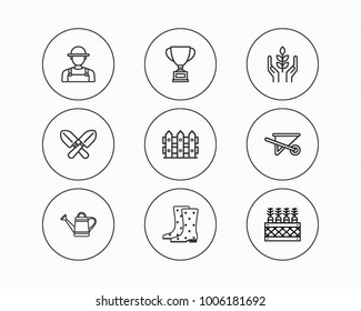 Set of Gardening Icons