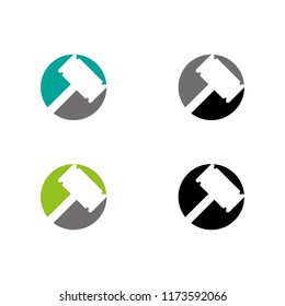 a set of gavel icons