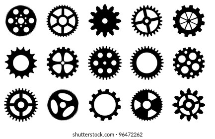 set of gear wheels