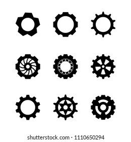 Set of gear/cog icon