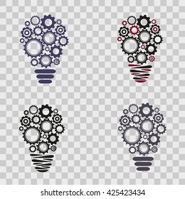 set of gears bulbs